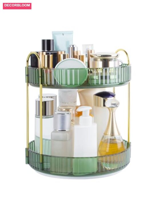 Other - 360° Rotating Makeup Organizer 2 Tier Cosmetic Holder